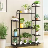 Цветочная стойка Железное искусство комнаты многослойные простые балкон -стойки стойки гостиная приземляются сочные зеленые укроп