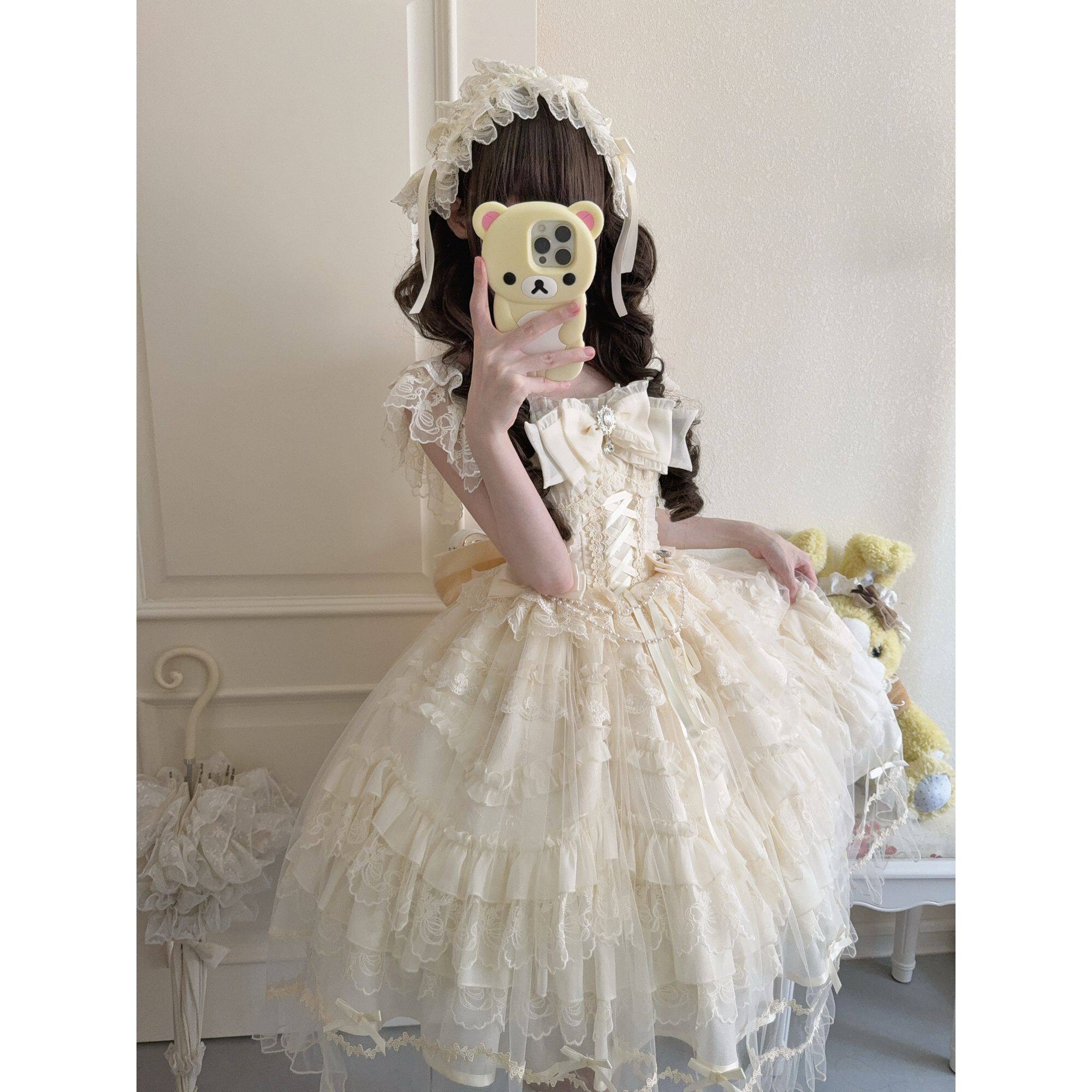 【永恒誓约】白糖少女Lolita洋装jsk吊带裙,甜美与气场并存_lolita洛丽塔_淘宝游戏网