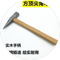 Square top welding hammer welding slag hammer tip flat head hammer Hammer Percussion Hammer Knockout Hammer Sheet Metal Shaping Hammer Small Hammer