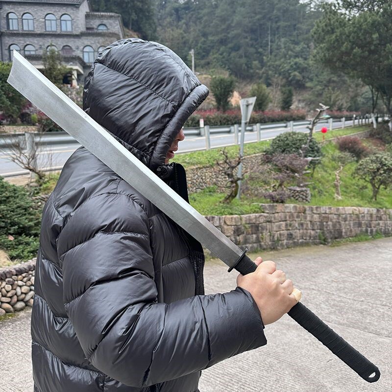 砍大刀游戏推荐:斩马刃砍山钢刀长刀大刀自驾牛尾刀战术长款汉服配饰冷兵器未开刃_游戏推荐_淘宝游戏网