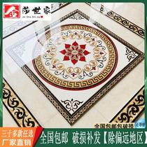 Entrance door parquet floor tiles living room entrance hall marble tiles Chinese style floor tiles pattern parquet shape anti-manufacturer