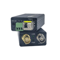 SDI optical transceiver local loop out 1080P@60Hz 50i60i mini 3G HD-SDI fiber optic transceiver BNC coaxial ASI to fiber optic extension tall