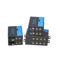 RCA audio optical transceiver Lotus port audio fiber optic transceiver campus broadcast intercom fiber optic converter 1 channel 2 channels 4 8 channels single and bidirectional transmission FC SC ST optical port optional