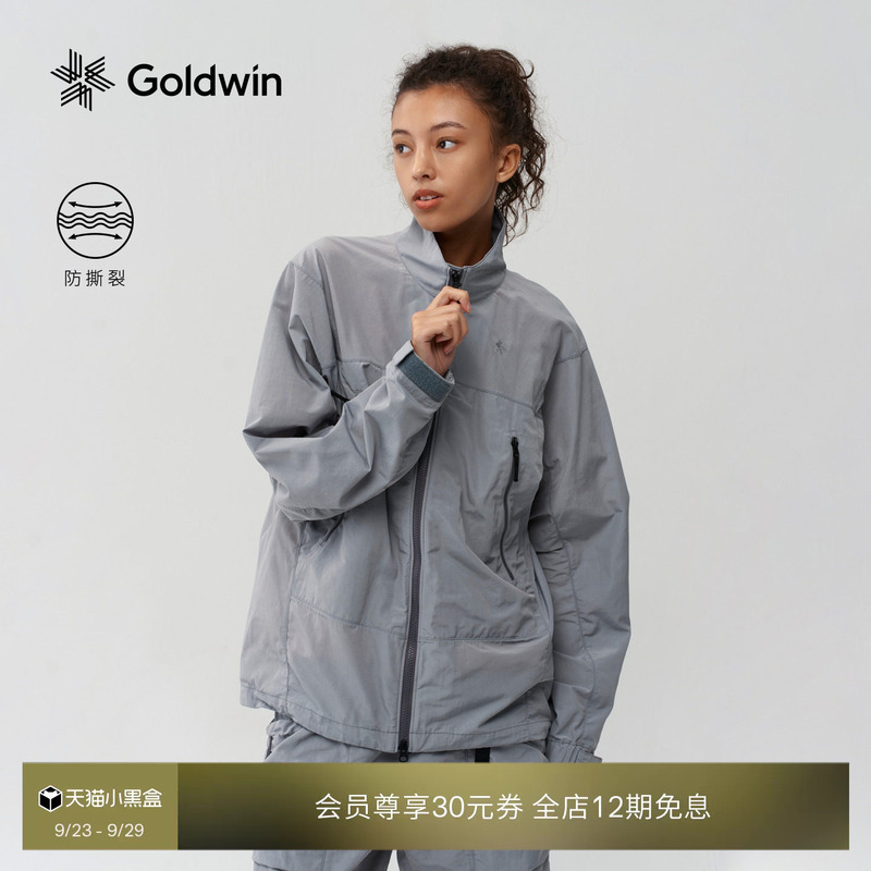 Goldwin Tear-Resistant Softshell Jacket Outdoor Hiking Stand Collar Zipper Sports Jacket Unisex Goldwin Tear-Resistant Softshell Jacket Outdoor Hiking Stand Collar Zipper Sports Jacket Unisex
