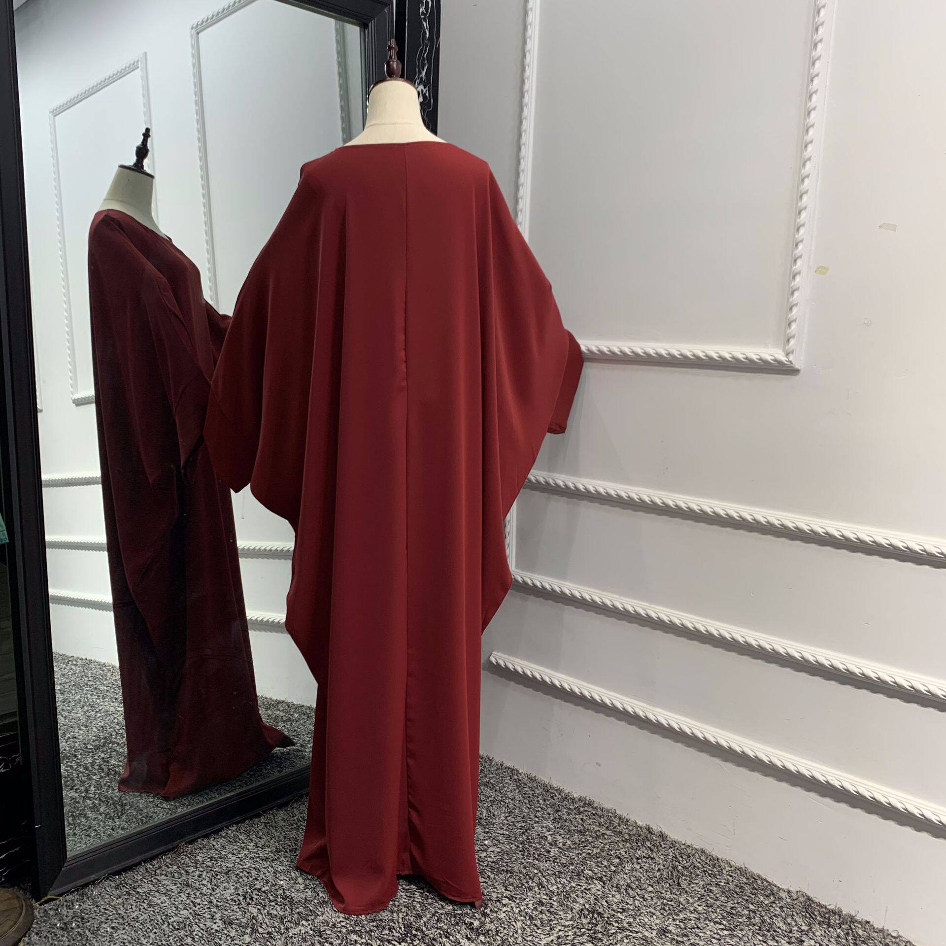 Молитвенное платье Batwing рукава, исламская абая Дубай Турецкая муз 