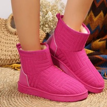 2023 Autumn Winter New Womens Ankle Snow Boots Winter Faux