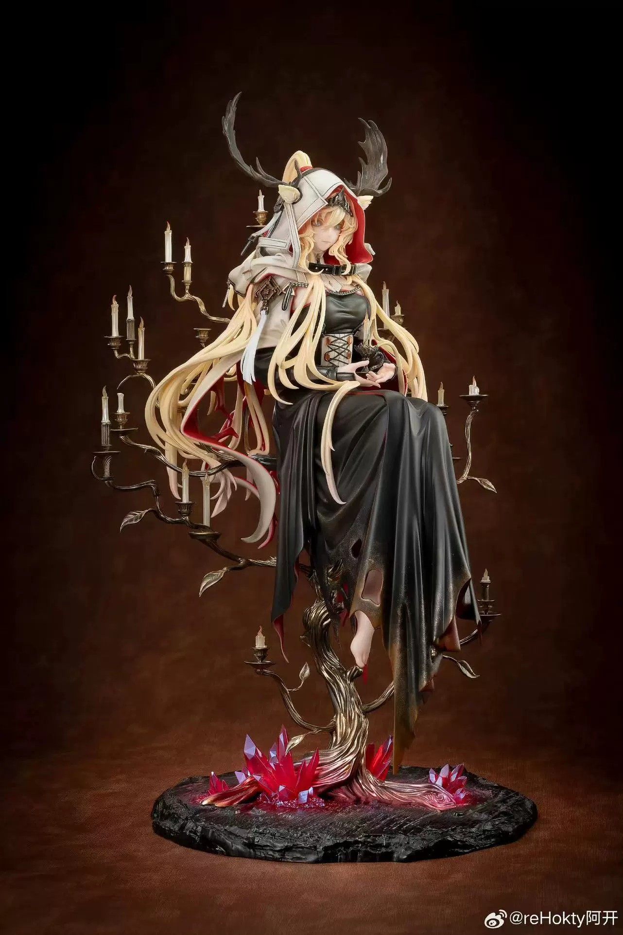 1/6 Viviana Candle Knight Unpainted Unassambled GK Figure White