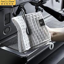 New coffee machine bar Desk Special Rag Towel Milk Tea Shop Suction not easy to drop Mao Clean cloth White little square towels