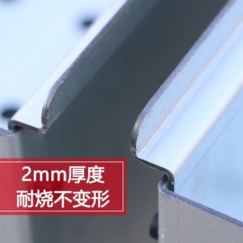 Bbq grill commercial barbecue home outdoor charcoal barbecue equipment thickened folding barbecue grill charcoal grill stall