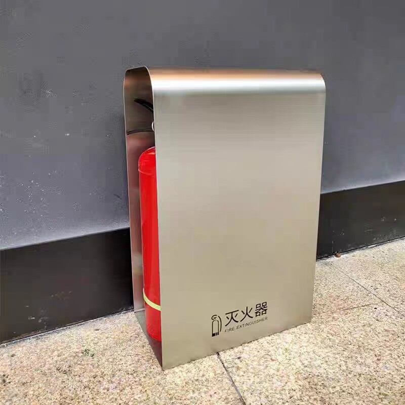 High End Hotel Mall Special Stainless Steel Fire Extinguisher Box High Face Value Fire Equipment Placement Box 4KG Containing box-Taobao