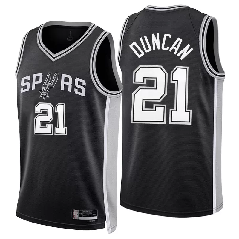 Футболка баскетбольная Spurs 25-26 Джерси №1 Венбан Яма 4 Фокс 3 Келден Вассел Униформа фан-издание штаны