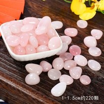 Natural pink crystal hydroponic stone pebbles rain flower stone tulip perfume cultivated water flower pot paving fish tank decoration