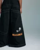 Jnco Backgy Jeans Y2K Hop Hop Pocket Black Bins Mens W