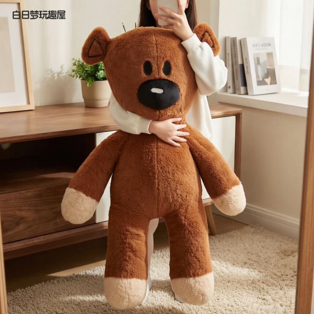 ミスター・ビーンのテディベア、公式テディベアぬいぐるみ、大型枕、女の子への誕生日プレゼント。