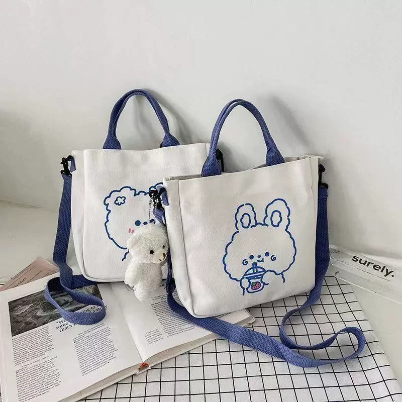 Large Female Tote Bag Fabric Shoulder Bag Women's 2023 Big