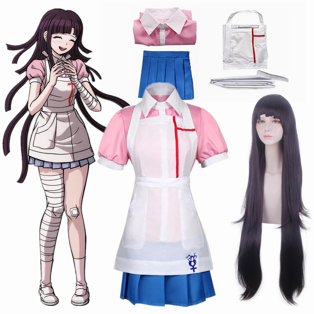 Косплей ДАНГАНРОНРА MIKAN TSUMIKI школьное платье косплей