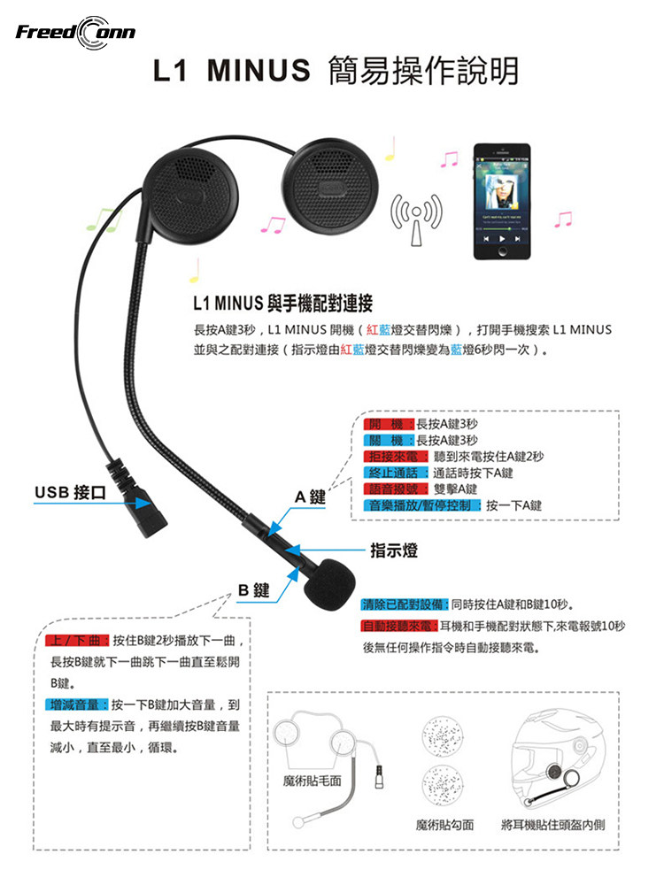 Luyi L1M Helmet Bluetooth Headset Full-Face Half-Face Helmet Music Navigation Outdoor Rider Cycling Voice Headset