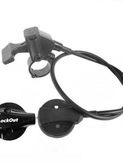 Giant Mountain Bike Front Fork Cable Control Switch, Front Fork Shock Absorber Shoulder Control Modified to Cable Control Lockout Switch