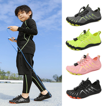 Jordan is suitable for childrens skipping shoes boys comprehensive training shoes soft sole shock-absorbing elementary school students indoor shoes mens and womens running shoes