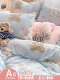 Four-Piece Set of Pure Cotton Bedding, Duvet Cover, Quilt Cover, Winter Brushed Thickened Bed Sheet, Fitted Sheet, Dormitory Three-Piece Set