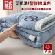 Class a Pure Cotton Summer Quilt, 100% Cotton, Machine Washable, Air-Conditioning Quilt, Thin Summer Quilt, Single Student Dormitory Four-Piece Set 4