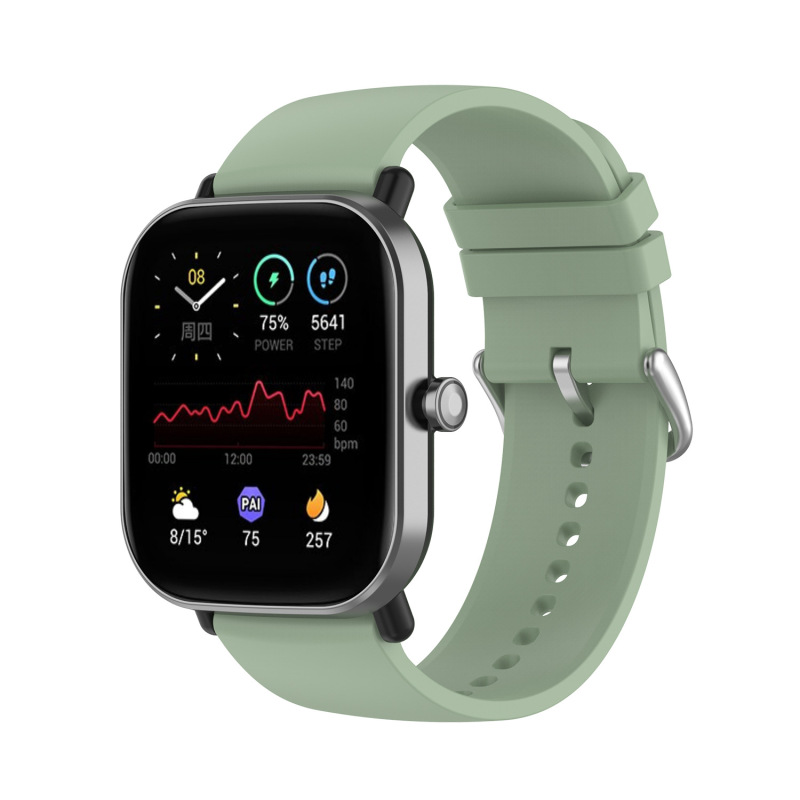 Suitable for Xiaomi Huami Amazfit Gtr2E/Gtr2 Smart Watch Silicone Strap Gts2 Gts2E Bip Wristband Xiaomi Color Sports Version Replacement Strap Samsung Gears3 Accessories