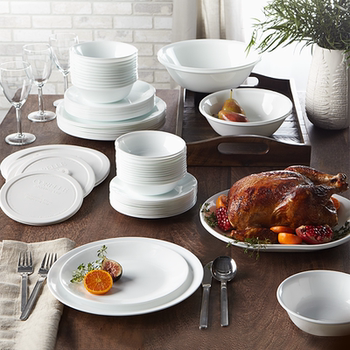 Bowl and plate set corelle corning tableware imported