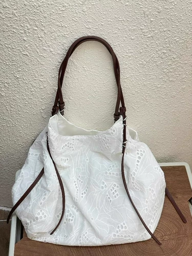 Летний вместительный и большой свежий шоппер, универсальная сумка на одно плечо для отдыха