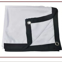 Projection screen outdoor camping movie cloth foldable for home use portable thickened version with hook rope black and white