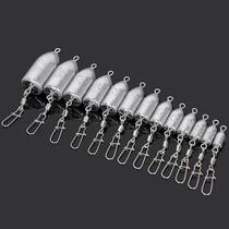 Large package reinforced bullet lead drop sea pole throwing pole sea fishing belt ring explosive hook string hook lead drop fishing accessories