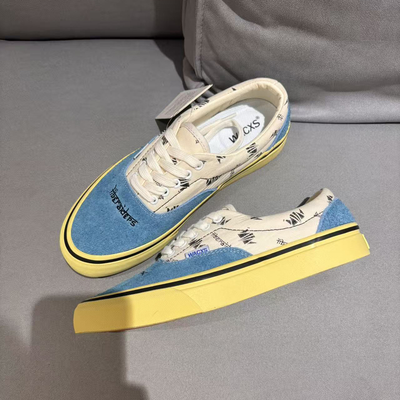 Dx Liberaiders Mei Yong Collaboration Blue and White Color-Blocked Paper Crane Print Hu Flower Retro Sneakers Unisex Casual Shoes Dx Liberaiders Mei Yong Collaboration Blue and White Color-Blocked Paper Crane Print Hu Flower Retro Sneakers Unisex Casual Shoes
