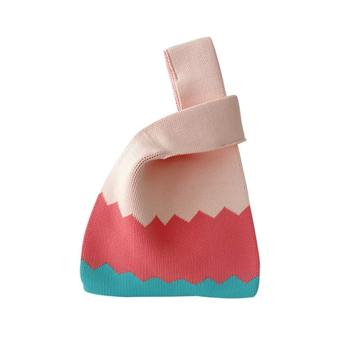 Трикотажная вместительная и большая сумка через плечо на одно плечо, сумка для еды