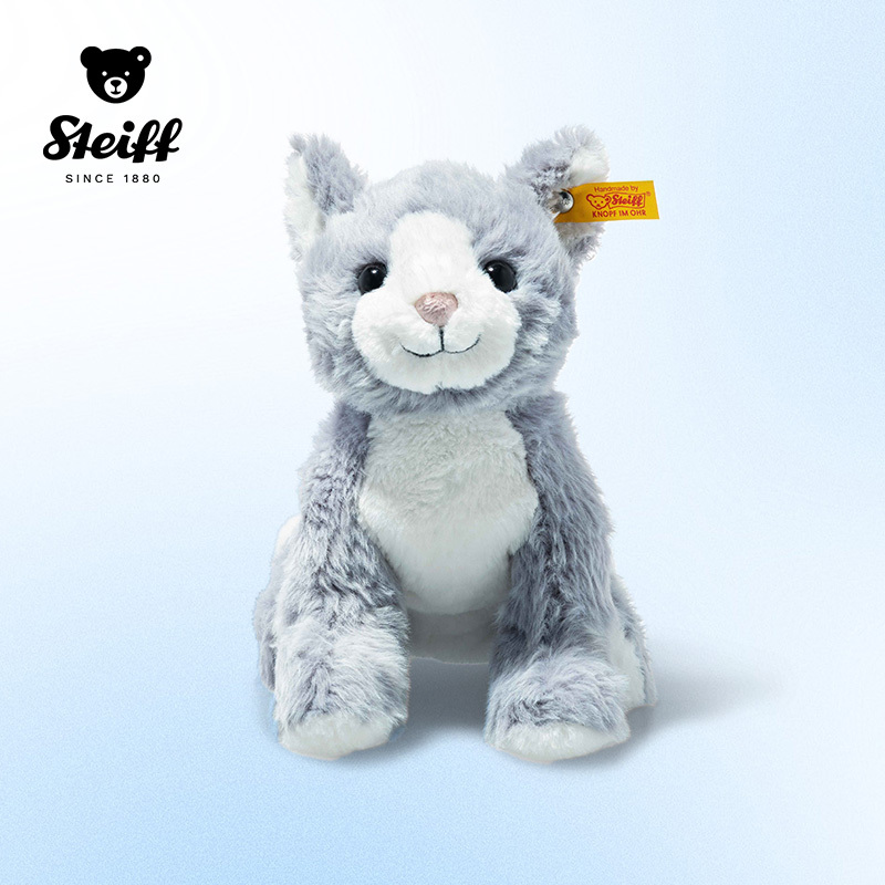 German Steiff Kitten Kasi Plush Toy Doll Birthday Gift for Girlfriend