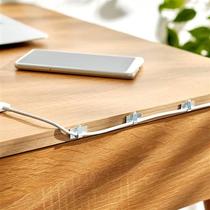 Japan imported metal bending wire clip wire holder nail-free adhesive type cable routing artifact network cable manager