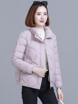 Bourgendon joint ladies Winter cotton clothes jacket Short down duvet cotton clothes Loose Bread Conserved Tide Cards Winter cotton