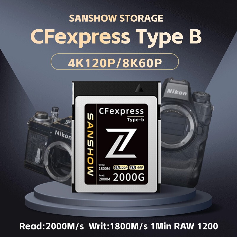 Nikon Z8 Canon R5 Memory Card Cfexpress Memory Card Cfeb Suitable for Z7 Panasonic Gh6 Fuji Xh2S