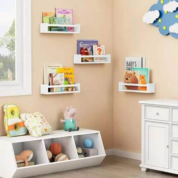 Punch-free bathroom wall hanging rack bathroom multi-function kitchen plastic storage and organization rack modern and simple