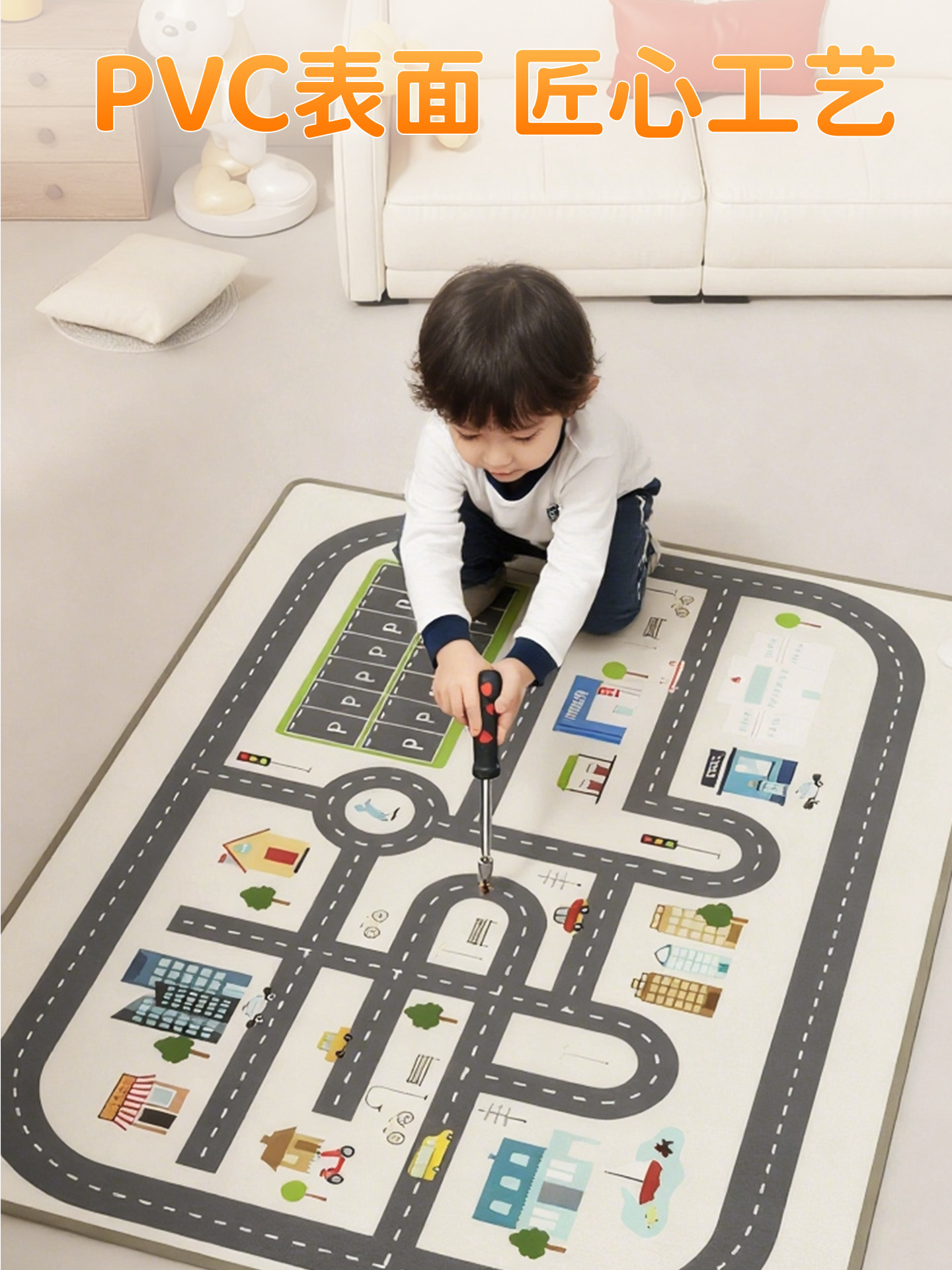 Jiu Jin Graphene Floor Heating Mat for Children's Room, Heating Mat, Floor Heating Pad, Electric Heating Carpet for Living Room and Home Use