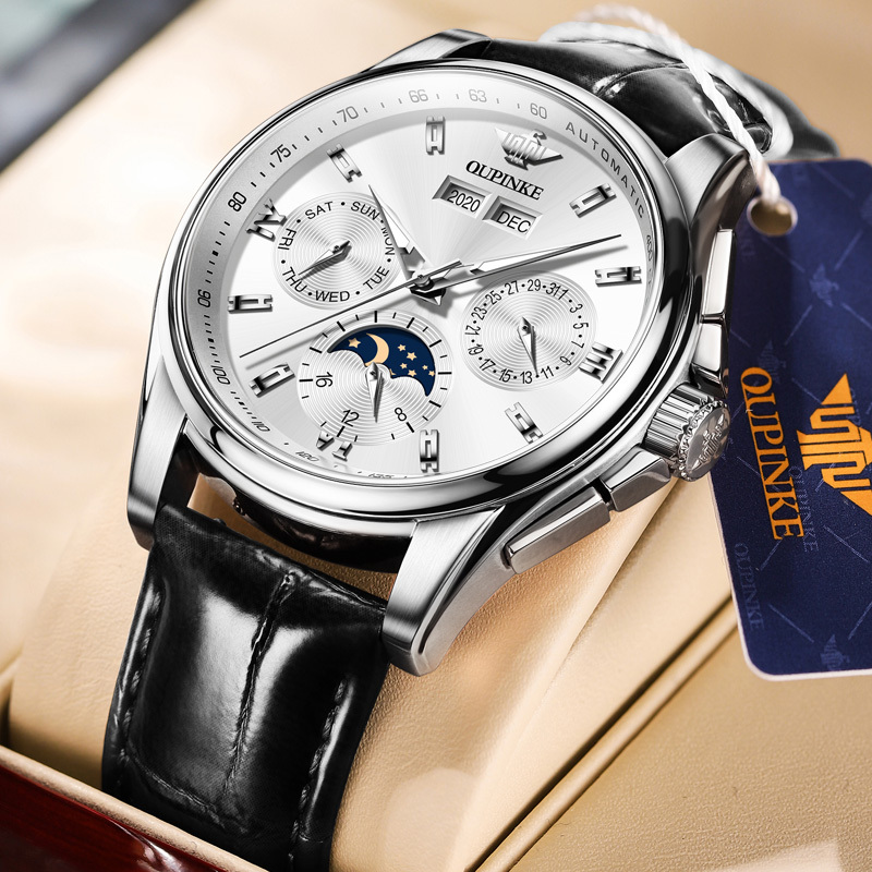 Swiss Genuine Original Imported Patek Philippe ­ Philip Complex Series Watch Men's Automatic Mechanical Watch New Model Men's Watch