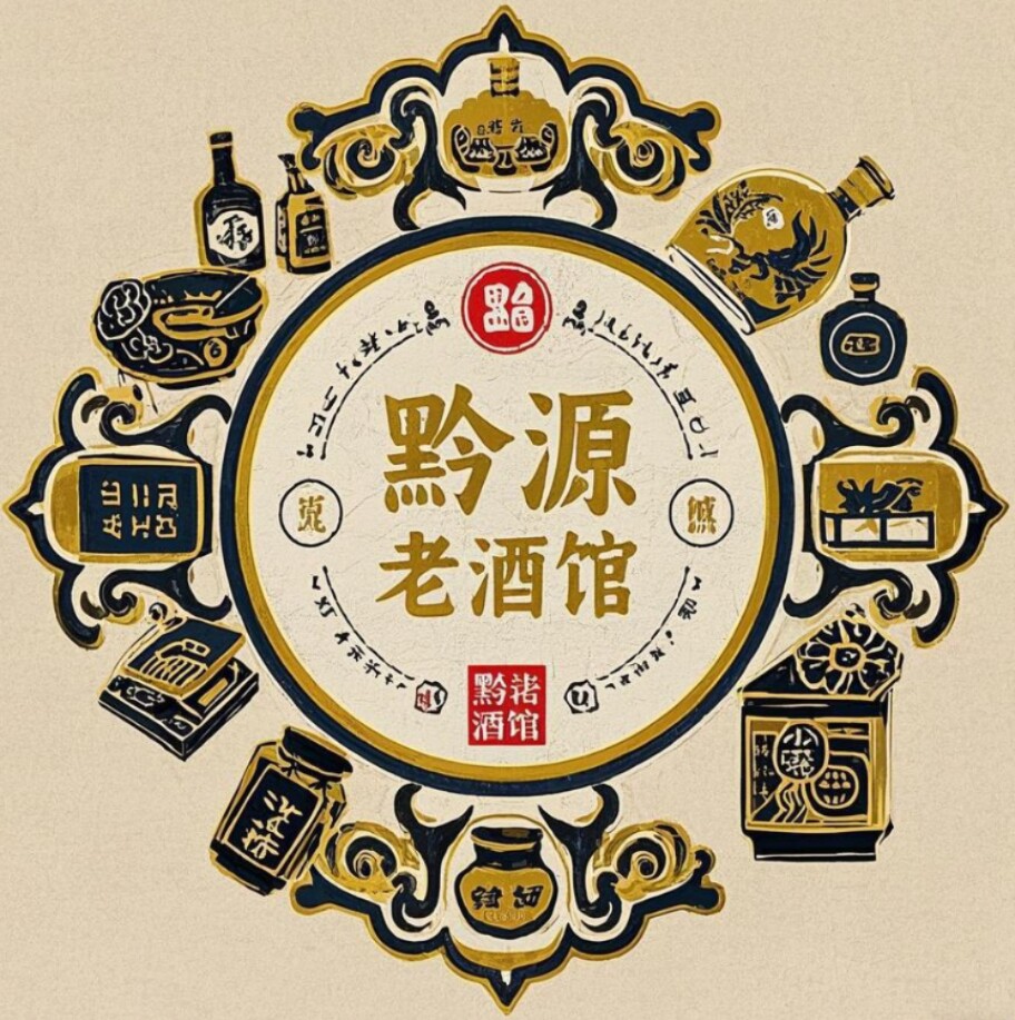 黔源老酒馆的LOGO