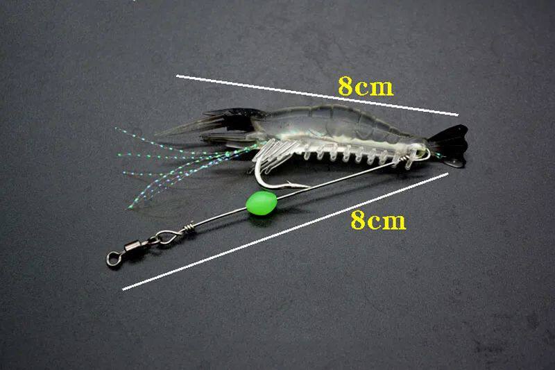 7pcs/lot 8smart 5g Силиконовые креветки приманка OTHER / Other 