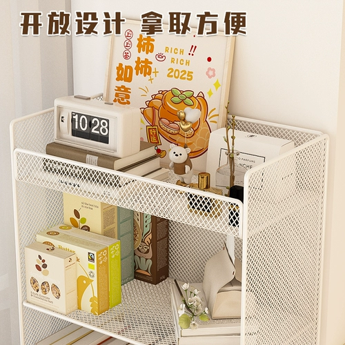 Настольная книжная полка, система хранения, простая многослойная коробочка для хранения, книжный шкаф