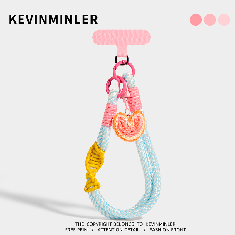 Kevinminler Original Strawberry Butterfly Pastry Phone Lanyard Bag Pendant Keychain High-End Accessory Gift Kevinminler Original Strawberry Butterfly Pastry Phone Lanyard Bag Pendant Keychain High-End Accessory Gift