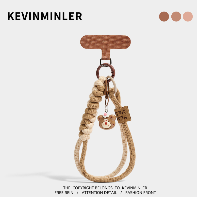Kevinminler Original Bear Phone Lanyard Pendant Anti-Lost Strap Keychain Detachable Portable Car Decoration Kevinminler Original Bear Phone Lanyard Pendant Anti-Lost Strap Keychain Detachable Portable Car Decoration