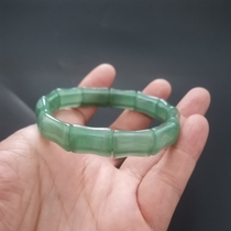 Super moist natural aventurine jade bamboo bracelet bracelet health bamboo jade bracelet for women light green