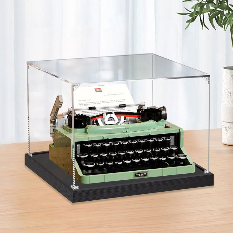 Suitable for Lego Retro Typewriter Acrylic Display Box 21327 Transparent Storage Box Model Figurine Dust Cover Suitable for Lego Retro Typewriter Acrylic Display Box 21327 Transparent Storage Box Model Figurine Dust Cover