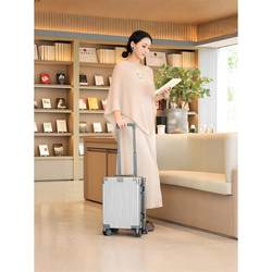 Small Suitcase 16 Inches 20X30X40 Travel Suitcase Spring and Autumn Western Airlines Password Boarding Case Kidsren's Trolley Case