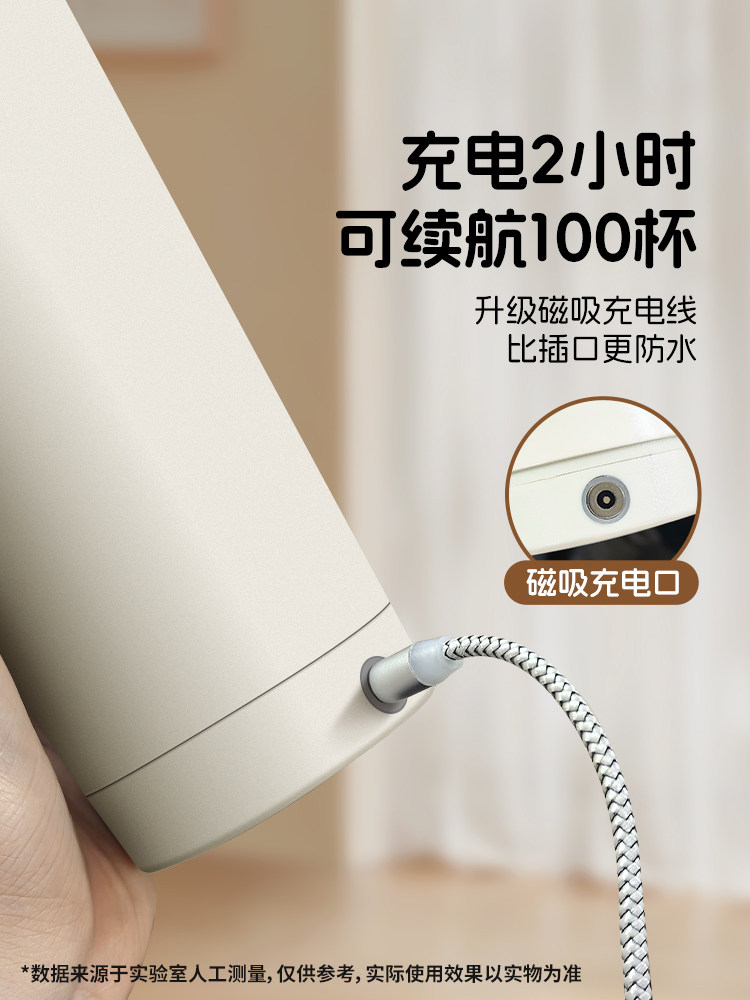 2025 New Model Fully Automatic Mixing Cup Electric Coffee Thermos Cup 316 with Straw Soy Milk Powder Shaker Cup