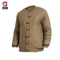 Thick cold-proof cotton clothes for men and women labor protection army green cotton jackets winter work clothes for disaster relief thickened polyester-cotton cotton clothes small size