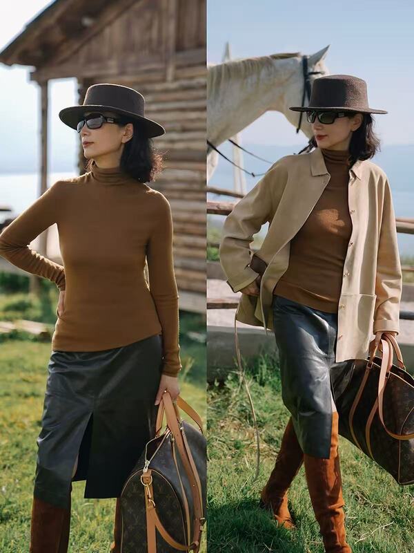 Out-Of-Stock Items from the Foreign Trade Market! 100% Boiled Wool Japanese-Style Order Base Layer Shirt Out-Of-Stock Items from the Foreign Trade Market! 100% Boiled Wool Japanese-Style Order Base Layer Shirt